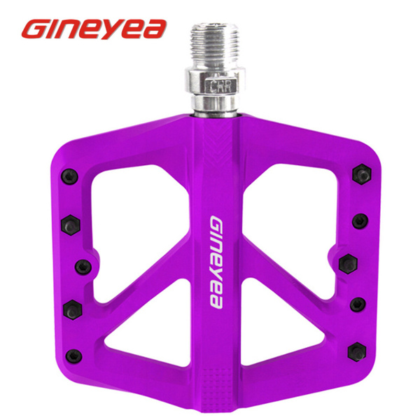 Педали для велосипеда GINEYEA фиолетовые с промподшипниками / Ультра ...