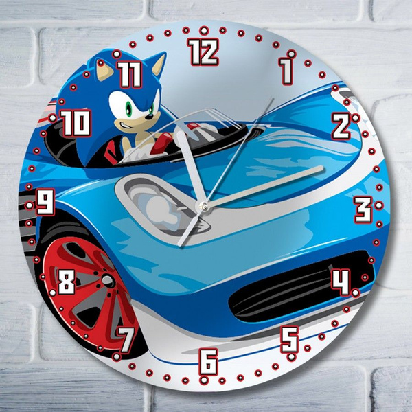 Настенные часы УФ игры Sonic Team Racing (ps4, ps5, pc, xbox, switch ...
