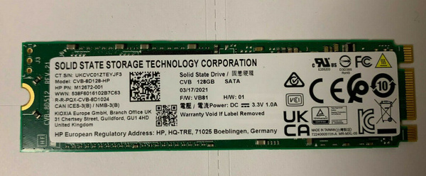 128 ГБ Внутренний SSD-диск HP 2280 Накопитель SSD CVB-8D128-Hp (CVB ...