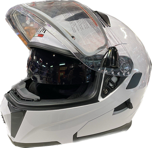 Шлем для снегохода AIM 906 White Glossy L - купить с доставкой по ...