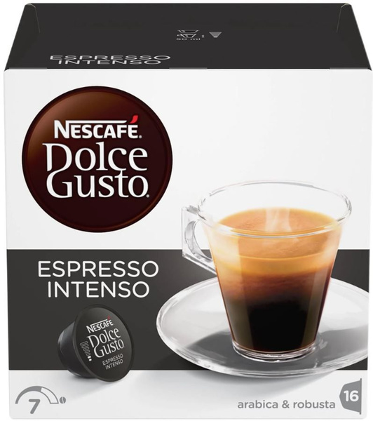 Капсулы для кофемашин Nescafe Dolce Gusto ESPRESSO INTENSO (16 капсул ...
