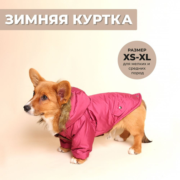 Зимний комбинезон для собаки, куртка демисезонная/зимняя одежда для ...
