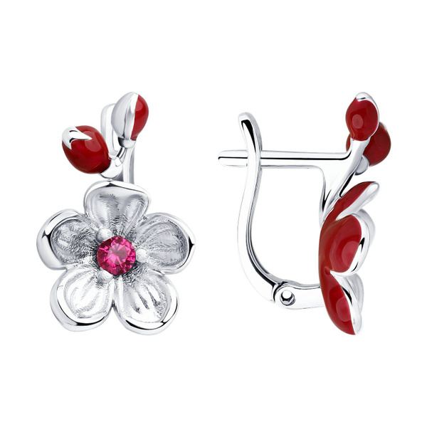 SOKOLOV Серьги ювелирные Серебро родированное 925 пробы - купить с ...