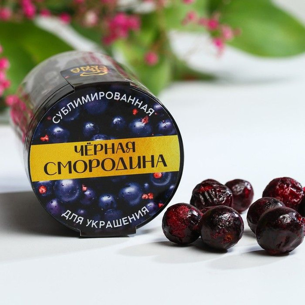 Сублимированные ягоды "Чёрная смородина", 15 г. - купить с доставкой по ...