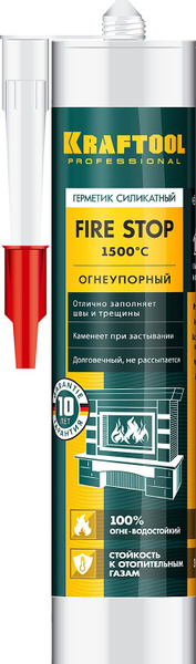 Силикатный Герметик Kraftool, черный - купить по низким ценам в ...