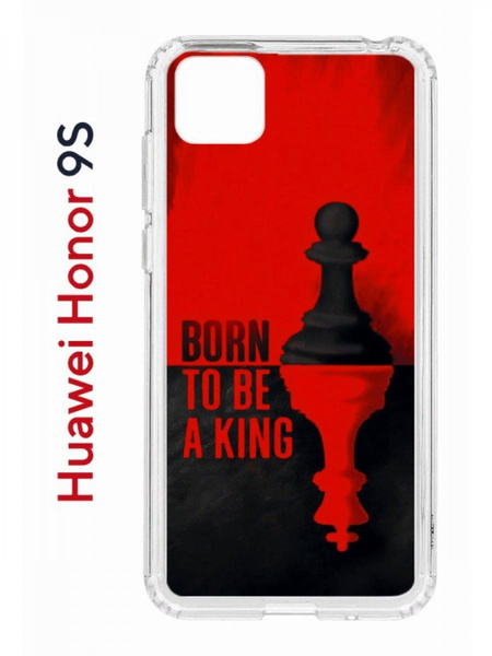 Чехол на Honor 9S/Huawei Y5p Kruche Print с рисунком Born to be a King ...