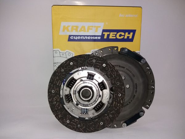 Комплект сцепления 210 mm без выжимного подшипника - Krafttech арт ...