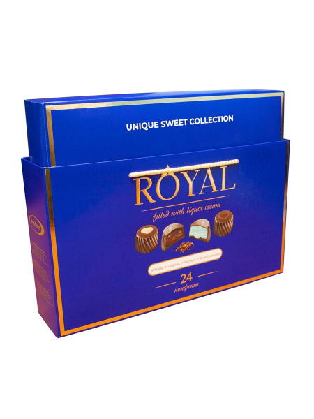 Royal Collection Конфеты синяя 370г 6 шт - купить с доставкой по ...