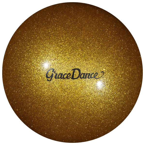 Мяч для гимнастики Grace Dance , диаметр 16,5 см , цвет золотой купить ...