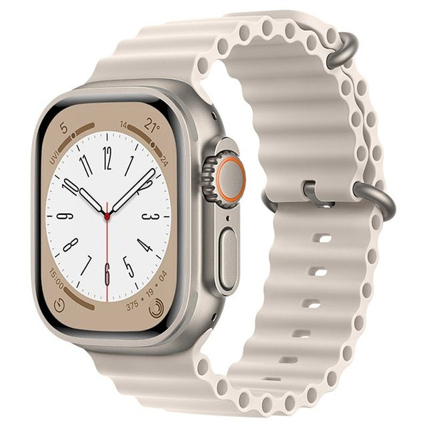 Спортивный силиконовый ремешок "Ocean Band" для Apple Watch Series 1-8 ...