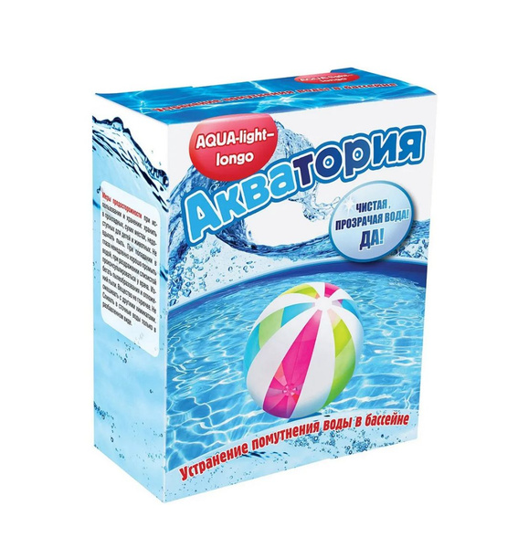 Акватория AQUA-light-longo 500г гранулы для осветления воды в бассейне ...