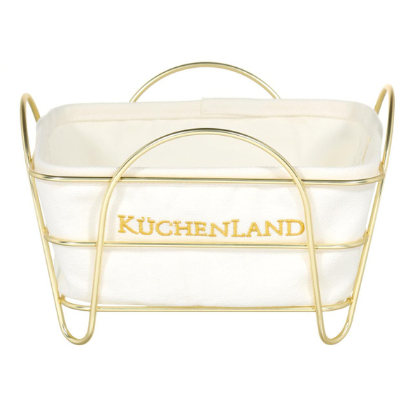 Хлебница Kuchenland, 21х21х8 см, Хлопок, Железо купить по выгодной цене ...