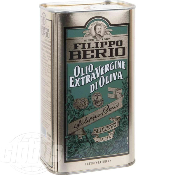 Масло оливковое Filippo Berio Extra Virgin нерафинированное, жестяная ...