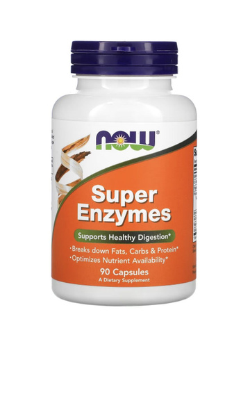 Супер Энзимы NOW Super Enzymes 90 капсул - купить с доставкой по ...