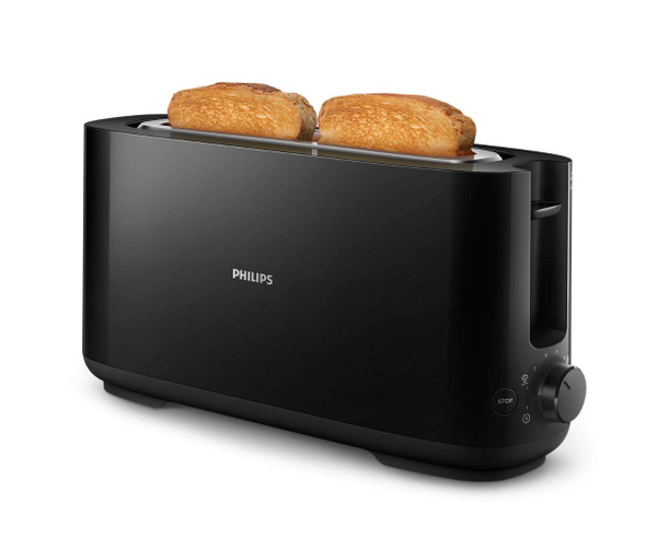 Тостер Philips Daily Collection HD2590/90, черный купить по выгодной ...