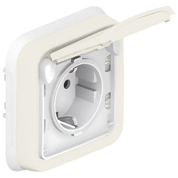 Розетка Legrand PLEXO, скрытый монтаж, с заземлением, белый, 069869 ...