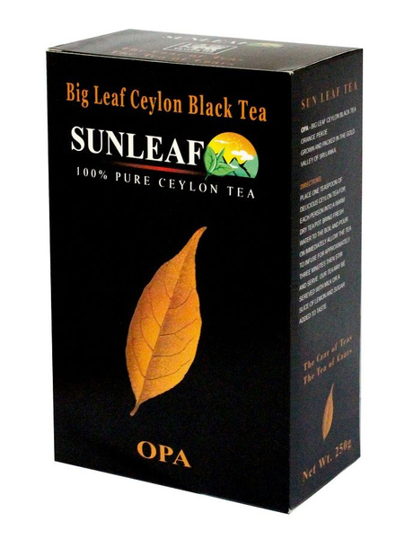 Чай чёрный крупнолистовой Sunleaf OPA 250 гр. - купить с доставкой по ...