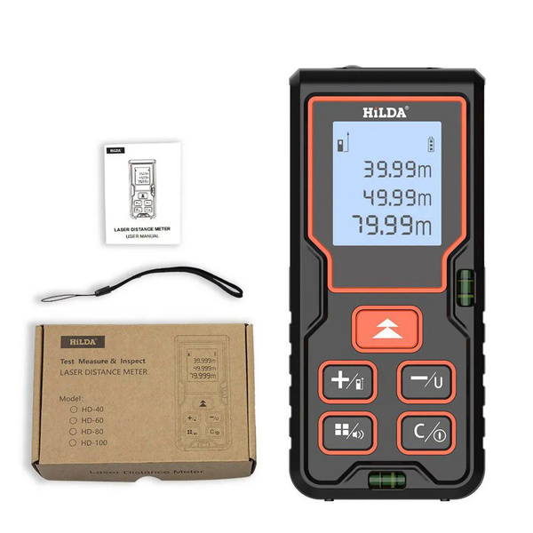 Купить Лазерная рулетка / Лазерный дальномер Hilda Хилда по выгодной ...