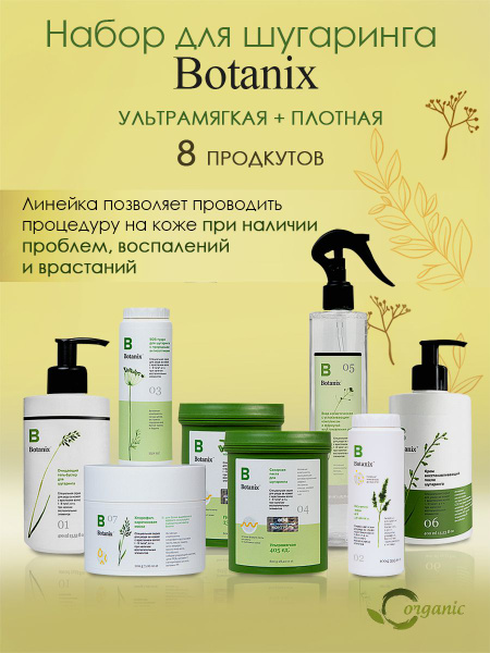 Набор для шугаринга Botanix (ультрамягкая + плотная) - купить с ...