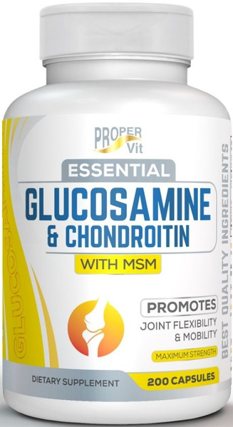Глюкозамин хондроитин МСМ Proper Vit Essential Glucosamine Chondroitin ...