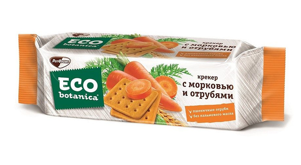 Eco Botanica Крекер с Морковью и отрубями, 200 г - купить с доставкой ...