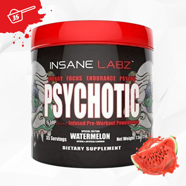 Предтреник Psychotic Психотик Insane Labz (Арбуз) - купить с доставкой ...