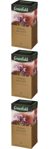 Greenfield Чай Spring Melody в пакетиках черный 3 уп/ - купить с ...