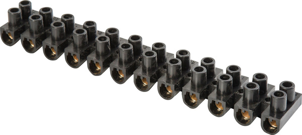 IEK Зажим винтовой изолированный Home ЗВИ 6-16 мм 12 пар цвет черный ...