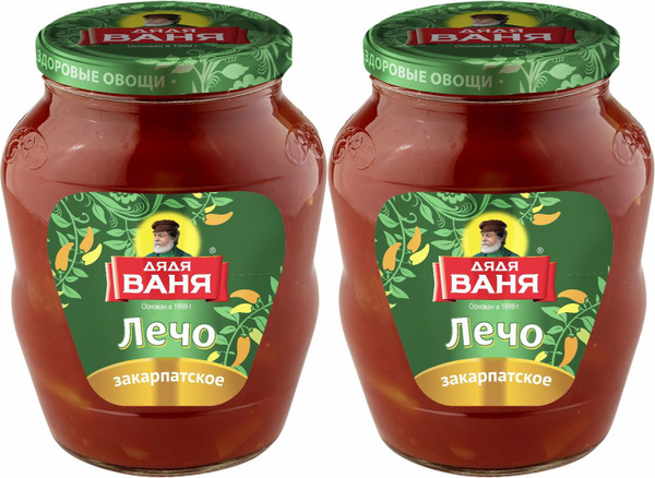 Лечо Дядя Ваня Закарпатское, комплект: 2 упаковки по 680 г - купить с ...