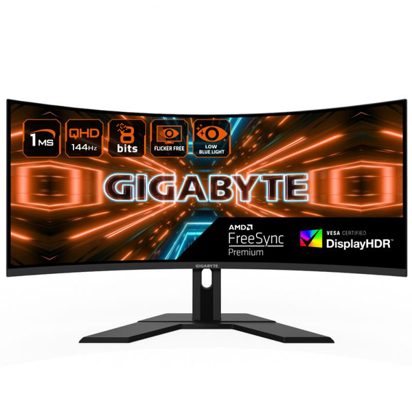 Монитор Gigabyte x G34WQC A 4K/144Hz/1ms 1500R 120%sRGB 8bit 34 ...