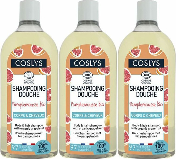 Гель-шампунь Coslys Грейпфрут цитрусовый, комплект: 3 упаковки по 250 ...