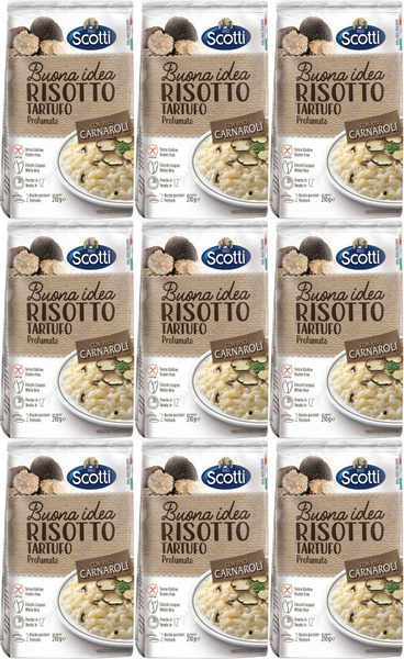 Ризотто Riso Scotti Risotto Tartufo с трюфелем, комплект: 9 упаковок по ...