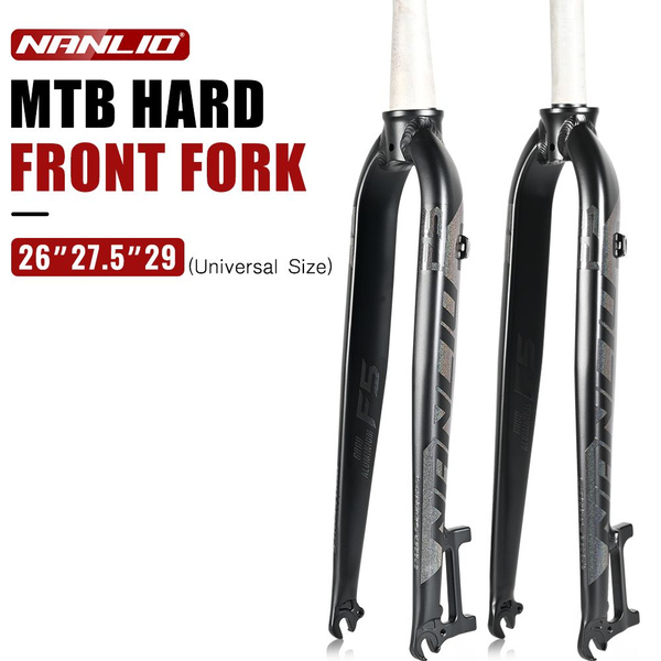Nanlio MTB Hard Fork Матовая жесткая вилка Fit 26/27,5/29 дюймов Вилка ...