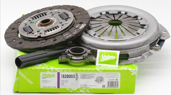 Комплект сцепления Valeo 828003/ LADA Priora, 2170, 2171, 2172, Kalina ...