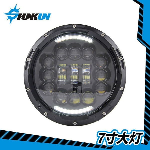 12V / 24V Фара для мотоцикла круглая 7 дюймов светодиодный прожектор ...
