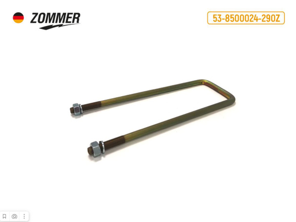 Стремянка крепления кузова к раме на Газель (L 290) в сборе, цинк (шт ...