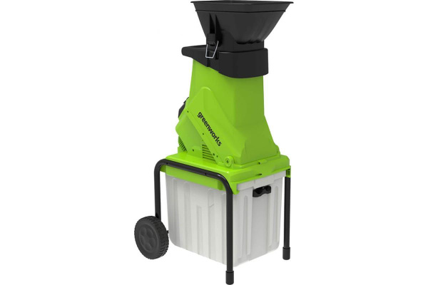 Садовый измельчитель Greenworks Садовый электрический измельчитель с ...