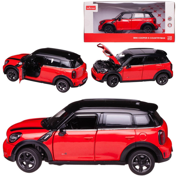 2010 Mini Cooper S Countryman R60 Azul Metalizado 1:24 Rastar 56400