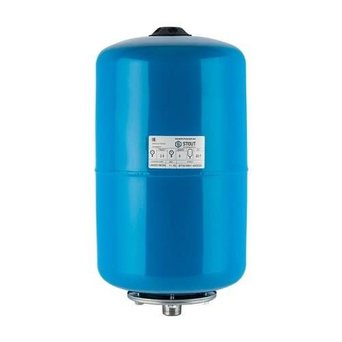 Гидроаккумулятор вертикальный настенный STOUT STW0001 - 20 л. (мембрана ...