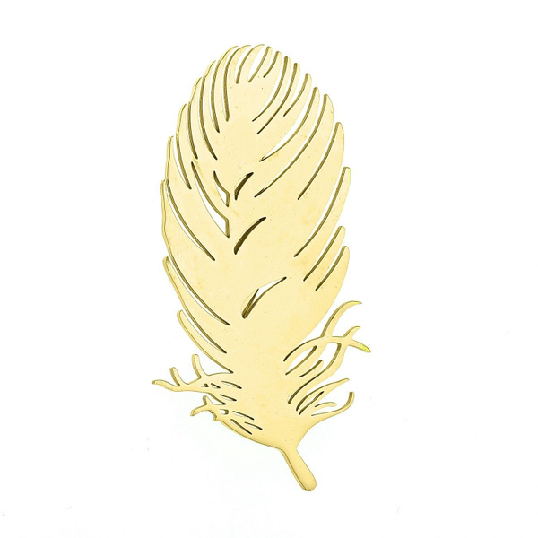 Брошь "Перышко" - купить с доставкой по выгодным ценам в интернет ...
