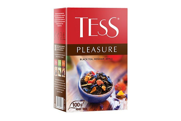 Tess Чай черный Pleasure, 100г - купить с доставкой по выгодным ценам в ...