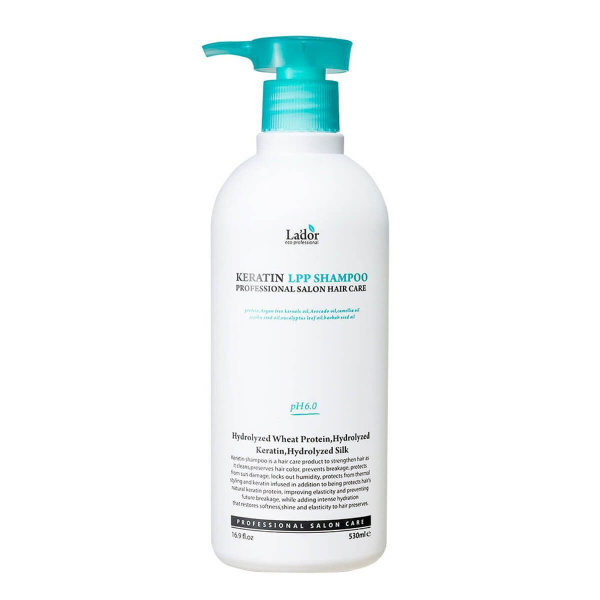 Lador Шампунь для волос с кератином Keratin LPP Shampoo, 530 мл. ладор ...