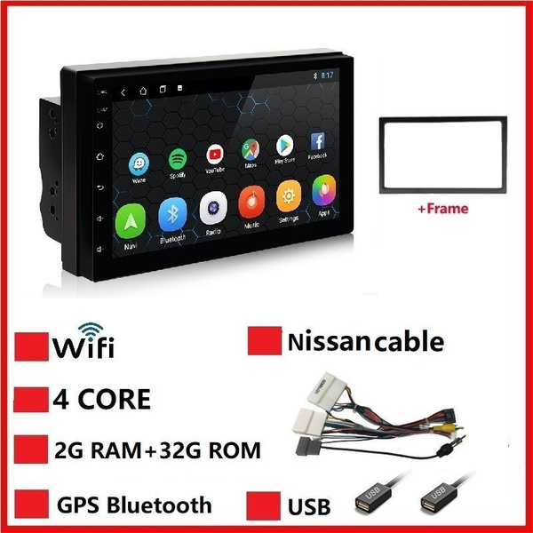 Магнитола НИССАН Nissan 2 din универсальная 7 дюймов, 7022N GRANDnavi ...