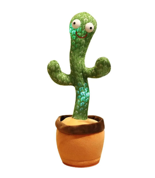 Музыкальная игрушка "Поющий кактус" - купить с доставкой по выгодным ...