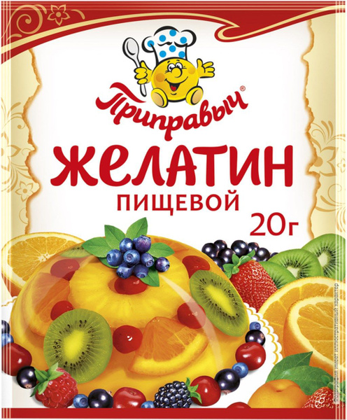 Желатин Пищевой, Приправыч, 30 шт. по 20 г. - купить с доставкой по ...