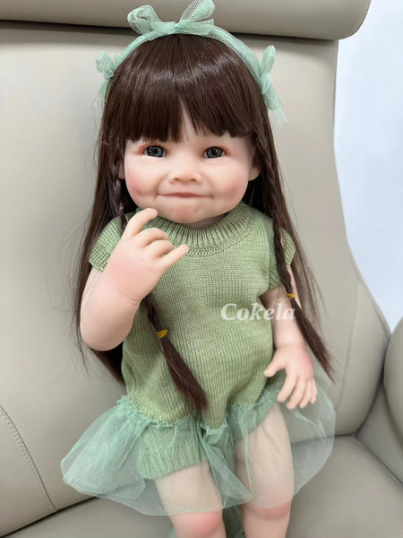 Кукла Реборн Cokela Силиконовая Девочка 55 см можно купаться в воде ...