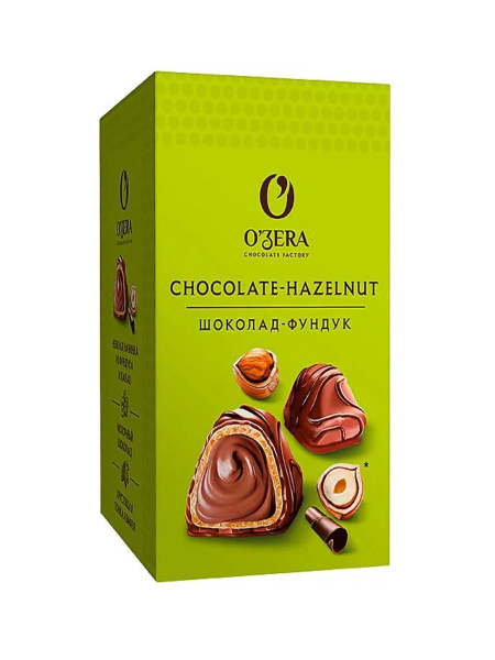 Конфета вафельная с ореховой начинкой в молочном шоколаде - купить с ...