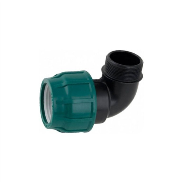 Уголок с наружной резьбой ПНД 40Х1" POELSAN 002159, 002159 - купить по ...