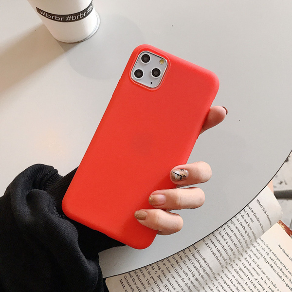 Чехол на айфон 11 / iPhone 11 силиконовый / красный / противоударная ...