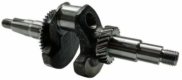 Коленвал LIFAN 13100/168F-2 резьбовой вал D1 type (резьба М16х1,5 ...